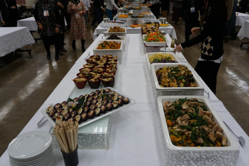「第20回JPHMAコングレス記念大会海外来賓歓迎・参加者懇親パーティー」料理１
