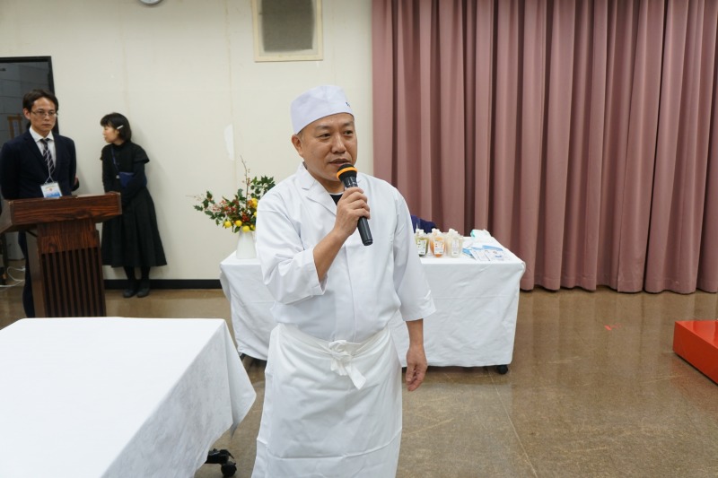 「第20回JPHMAコングレス記念大会海外来賓歓迎・参加者懇親パーティー」料理長